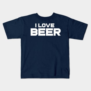 I Love Beer Kids T-Shirt